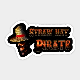 Straw hat pirate Sticker